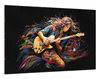 Wallario Wandbild Farbiges Gitarrenspiel, Größe: 61 x 91,5 Produktbild-Vorschau 2