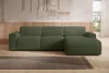 AX LIVING Canapé forme L Didim mini vert large 310 cm, Voir les images du produit 2
