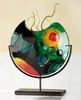 Casablanca by Gilde  Glasart runde Dekovase auf Ständer Produktbild-Vorschau 2