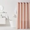 Waffel-Duschvorhang – Rosa – Polyester – 180 x 200 cm – 12 Produktbild-Vorschau 4