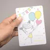 10 Einladungskarten zur Einschulung Mädchen mit Luftballons Produktbild-Vorschau 2
