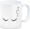 Tassengesichter Kaffeebecher mit schlafendes Gesicht Motiv Produktbild-Vorschau 1