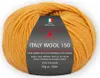A ball of gold-colored yarn with a label wrapped around it. Produktbild-Vorschau