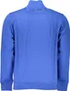 Herren-Sweatshirt mit Reißverschluss Blau - Fleece, Regular Produktbild-Vorschau 2