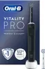 The image shows the packaging of an Oral-B Vitality Pro electric toothbrush, along with the toothbrush itself and an extra brush head. Anteprima dell’immagine prodotto
