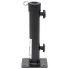 Pied de parasol pour mât Ø38/48 mm noir mat acier Voir les images du produit 2