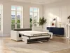 Ecksofa mit Matratze - Ecke wechselbar - Chenillestoff - Produktbild-Vorschau 8