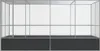 vidaXL Voliere mit Erweiterung Silber 418 x 207 x 212 cm Produktbild-Vorschau 3