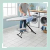 Relaxdays Bügelbrett für Dampfbügeleisen, 110x33 cm, Produktbild-Vorschau 3