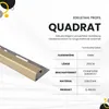 Quadrat Fliesenprofil Edelstahl V2A L250cm H10 champagne Produktbild-Vorschau 3