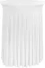 Stretch-Husse Tischdecke mit Rüsche für Stehtisch 80 cm  Produktbild-Vorschau 1