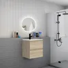 Badezimmermöbel 60cm CINIC-Serie Dünn Keramik Waschtisch Produktbild-Vorschau 3