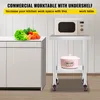 SucceBuy Tavolo da lavoro in acciaio inox 24 x 18 x 34 Anteprima dell’immagine prodotto 2