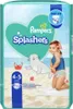 A package of Pampers Splashers swim diapers featuring a beach scene with a child and cartoon sea creatures. Podgląd zdjęcia produktu