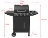 El Fuego® Gasgrill "San Francisco 3+1" AY5632 Produktbild-Vorschau 7