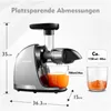 AMZCHEF Entsafter für Gemüse und Obst, Slow Juicer,  Produktbild-Vorschau 9