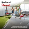 Premium Beerpong Tisch Klappbar in Schwarz/Weiß – Produktbild-Vorschau 3