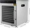 Dehydrátor 800W Dehydrátor potravin z nerezové oceli s 10 Náhled obrázku produktu 2