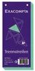 EXACOMPTA Trennstreifen 24 x 10,5 cm (B x H) 180g/m² Karton Produktbild-Vorschau 9