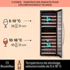 Armoire à vin Klarstein, slim, porte en verre, 2 zones, Voir les images du produit 3