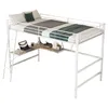 Ergonomisches Metall-Hochbett mit L-Schreibtisch und Regal Produktbild-Vorschau 10