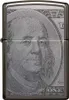 ZIPPO 60004890 Dollar Photo Image Laser Gravur Black Ice Produktbild-Vorschau 1