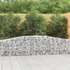 vidaXL Gabionen mit Hochbogen 5 Stk. 400x30x60/80 cm Produktbild-Vorschau 2