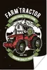MuchoWow® Poster Traktor - Bauernhof - Retro 40x60 cm - Produktbild-Vorschau 1