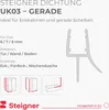 Uszczelka prysznicowa STEIGNER UK03 50 cm (1 szt.) Podgląd zdjęcia produktu 2