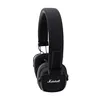 A black Marshall Major IV wireless Bluetooth headset is shown from the side against a white background. Voir les images du produit