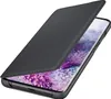 A black flip case for a Samsung Galaxy S20 Plus phone is shown. Produktbild-Vorschau
