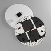 Wanduhr - Rund - Glasuhr - Abstraktion Kontrast Figuren - Produktbild-Vorschau 2
