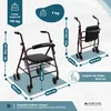 Mobiclinic Déambulateur, pliable et léger, Prado, Voir les images du produit 2