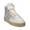 A studio shot of a single Adidas Rivalry Hi sneaker. Produktbild-Vorschau