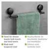WENKO Static-Loc® Plus Badetuchstange Pavia Schwarz Produktbild-Vorschau 3