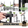 Collage of images showing the assembly steps of a plant stand. Produktbild-Vorschau