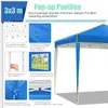Pawilon 3x3m wodoodporny, rozkładany namiot ogrodowy pop up Podgląd zdjęcia produktu 10