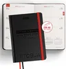 Taschenkalender 2026 A6 schwarz - 1 Woche 2 Seiten, Produktbild-Vorschau 1