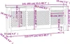 vidaXL Panele grzejnikowe MDF białe 205 cm Podgląd zdjęcia produktu 19