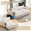 LVHOM Schlafsofa mit USB&Becherhälter, 2 Sitzer Sofa, Produktbild-Vorschau 9