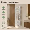 Uchwyty do grzejnika łazienkowego, zestaw 4 szt., białe, do Podgląd zdjęcia produktu 3