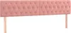 The Living Store Kopfteile 2 Stk. Rosa 90x7x78/88 cm Samt Produktbild-Vorschau 2