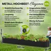 TTL GARDEN Hochbeet ELEGANCE XXL 400x80x45cm Anthrazit – Produktbild-Vorschau 2
