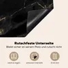 KitchenYeah® Kryt varné desky mramorový vzhled - - černý - Náhled obrázku produktu 3