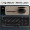 Aluminium Wireless Slim Tastatur QWERTZ Layout (Deutsch) Produktbild-Vorschau 9