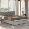 okwish Polsterbett 140 x 200 cm, Doppelbett mit Produktbild-Vorschau 3