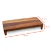 1.06 Akazien Holz Tischpodest / Servier Tablett - ca. 45 x Produktbild-Vorschau 2