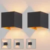ZMH LED Wandlamp Buiten, 2 stuks, 5W, zwart, goud, Productafbeelding-voorbeeld 8