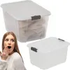 Aufbewahrungsbox Mit Deckel Kunststoffbehälter Container 16 Produktbild-Vorschau 1