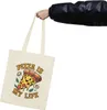 Pizza is my Life Tragetasche natur Pizza Pizzabäcker Produktbild-Vorschau 3